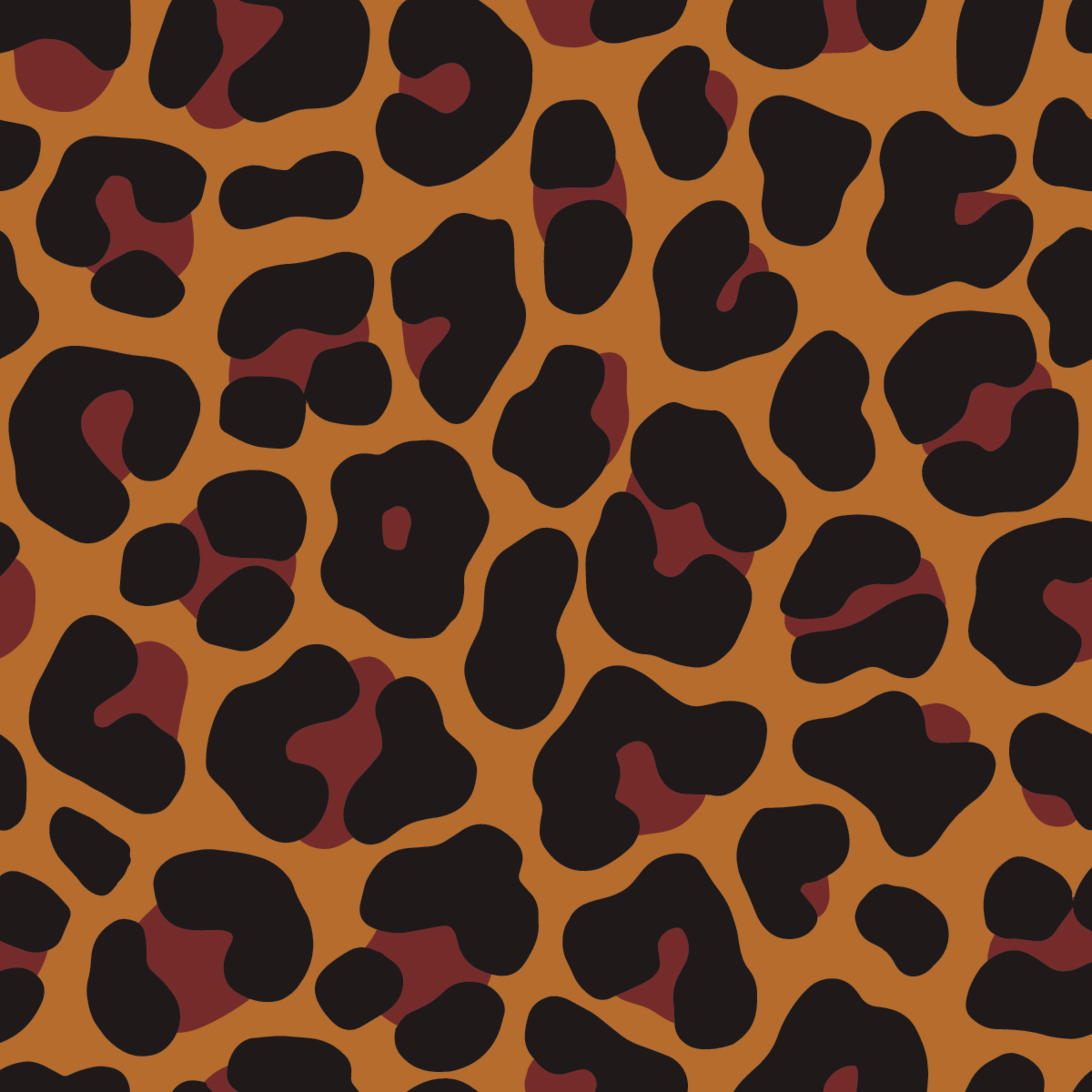 Spots and Dots Leopard Print Wallpaper